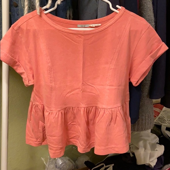 urban outfitters peplum tee